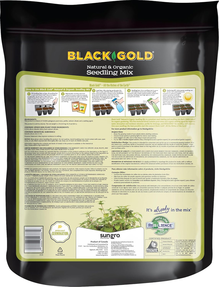 Seedling Mix, , 8 Quart