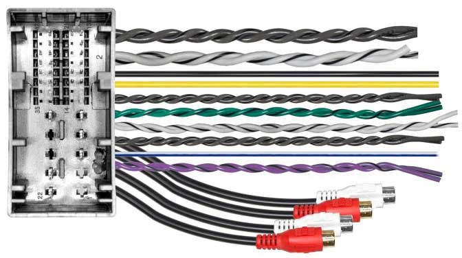 Adapter to replace original BMW power amplifier