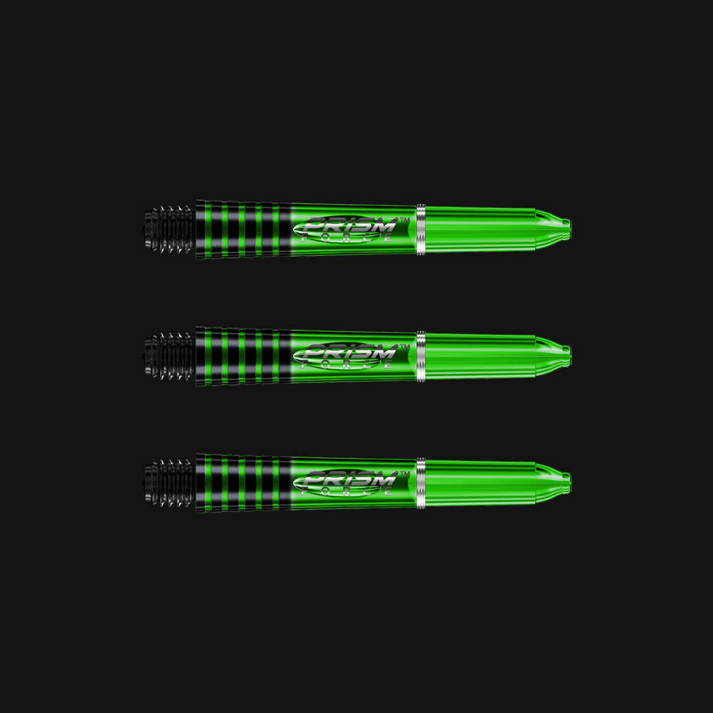 WINMAU PRISM FORCE SHAFTS SHORT GREEN