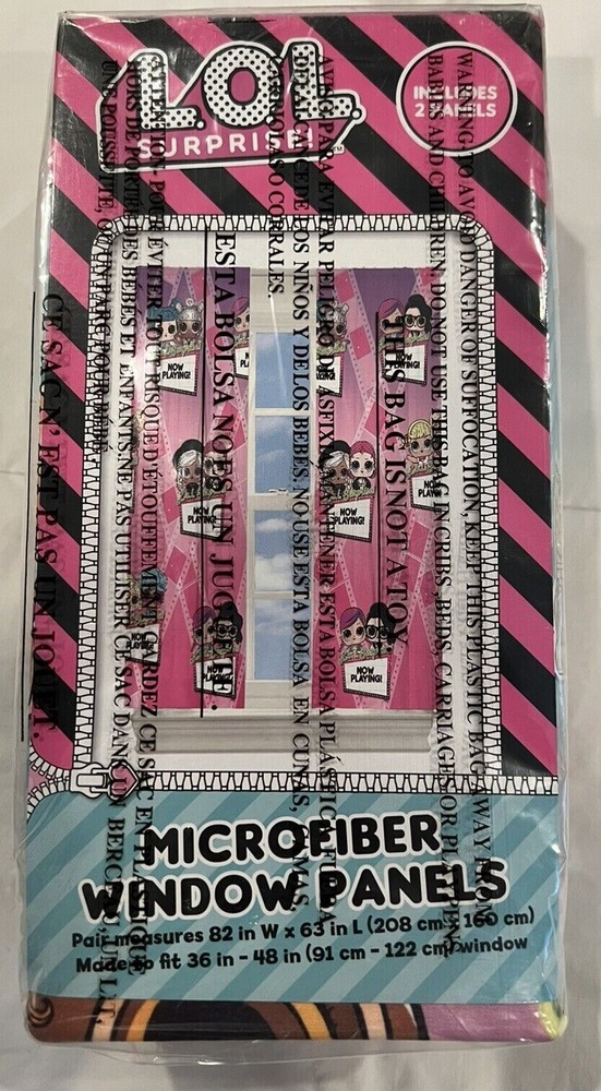 L.O.L. Surprise! Microfiber Window Panels