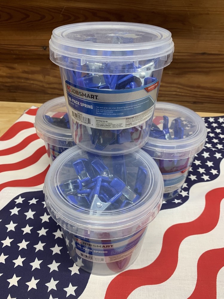 JobSmart 36-Pack Assorted Spring Clamp Set