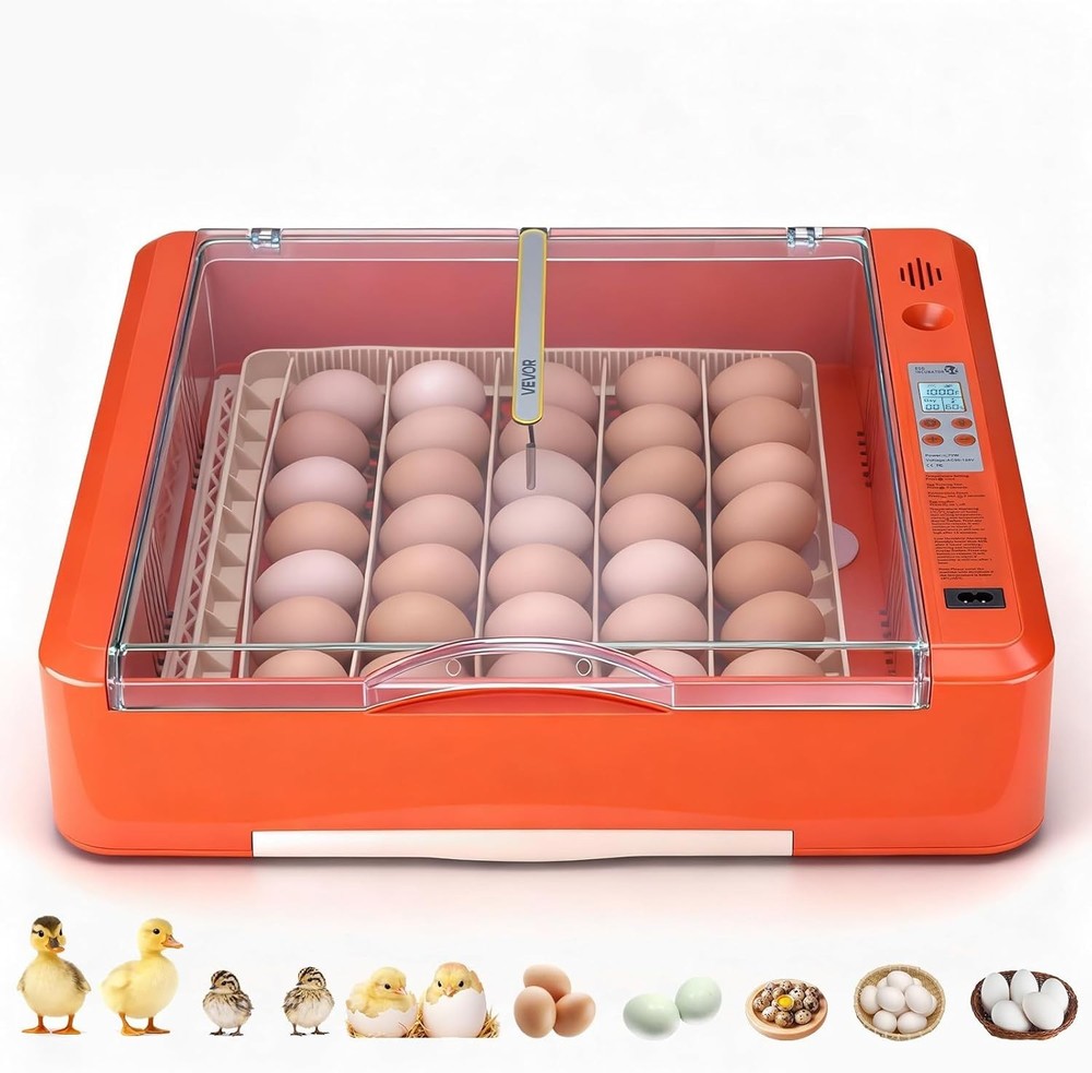 MATICOOPX 20 Egg Incubator with Humidity Display Egg Candler Automatic Egg Turne