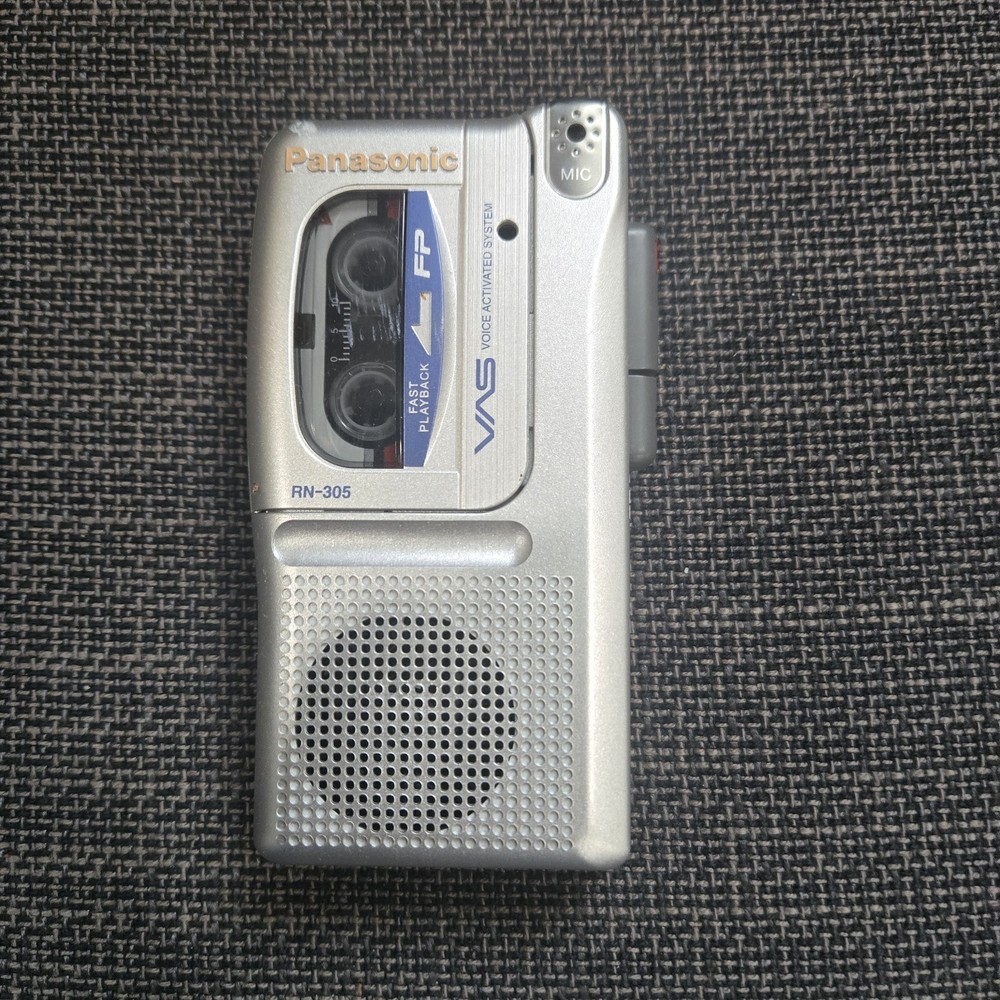 Panasonic Handheld Micro Cassette Voice Recorder RN-305 TESTED USED