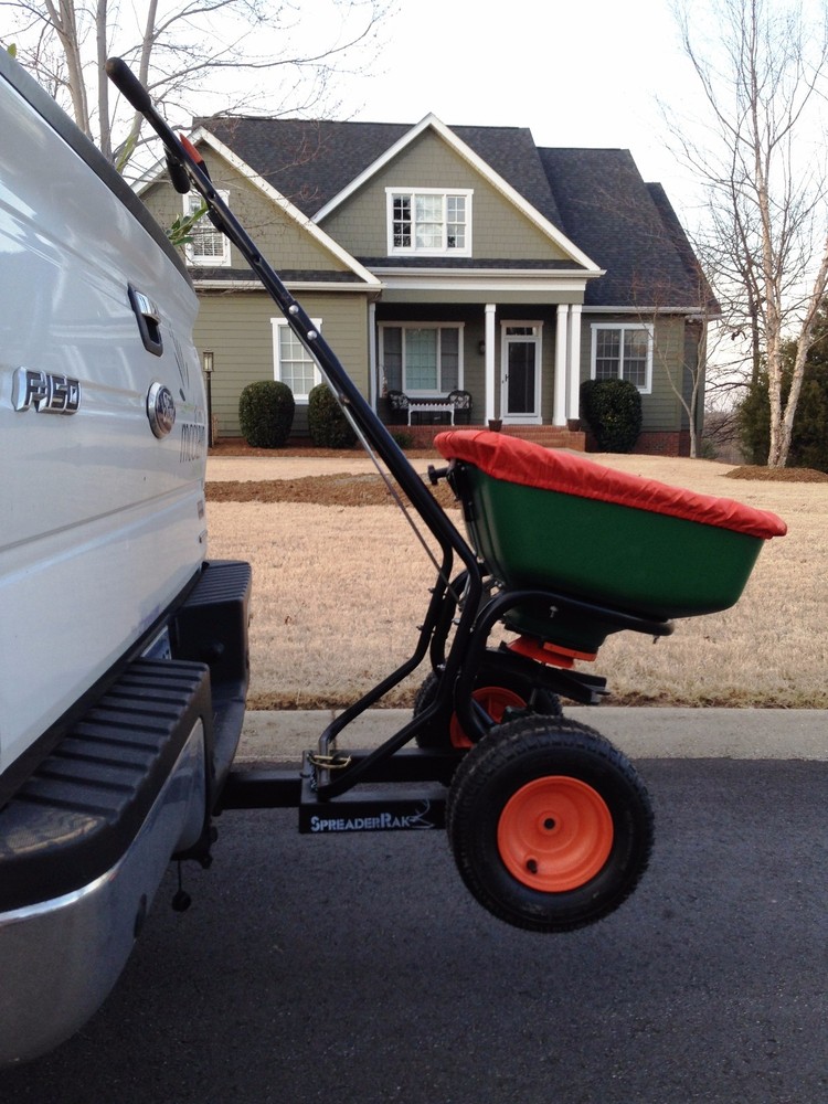 Single Hitch Mounted Spreader Rack - Ideal for Andersons Model 2000 Spreader