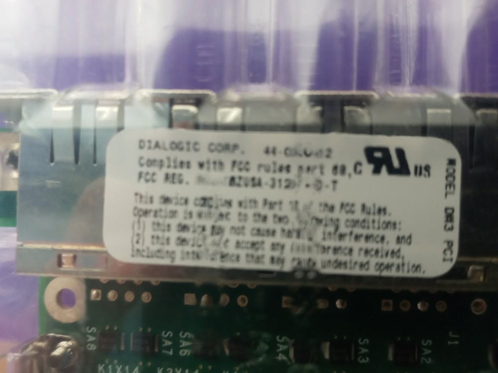 Dialogic D#3 Pci Express HMP Digital Network Interface