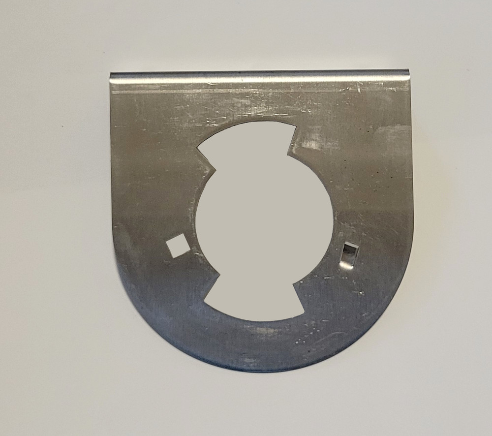 Trailer connector OEM type bracket - HD no-rust 304 Stainless - Made in USA