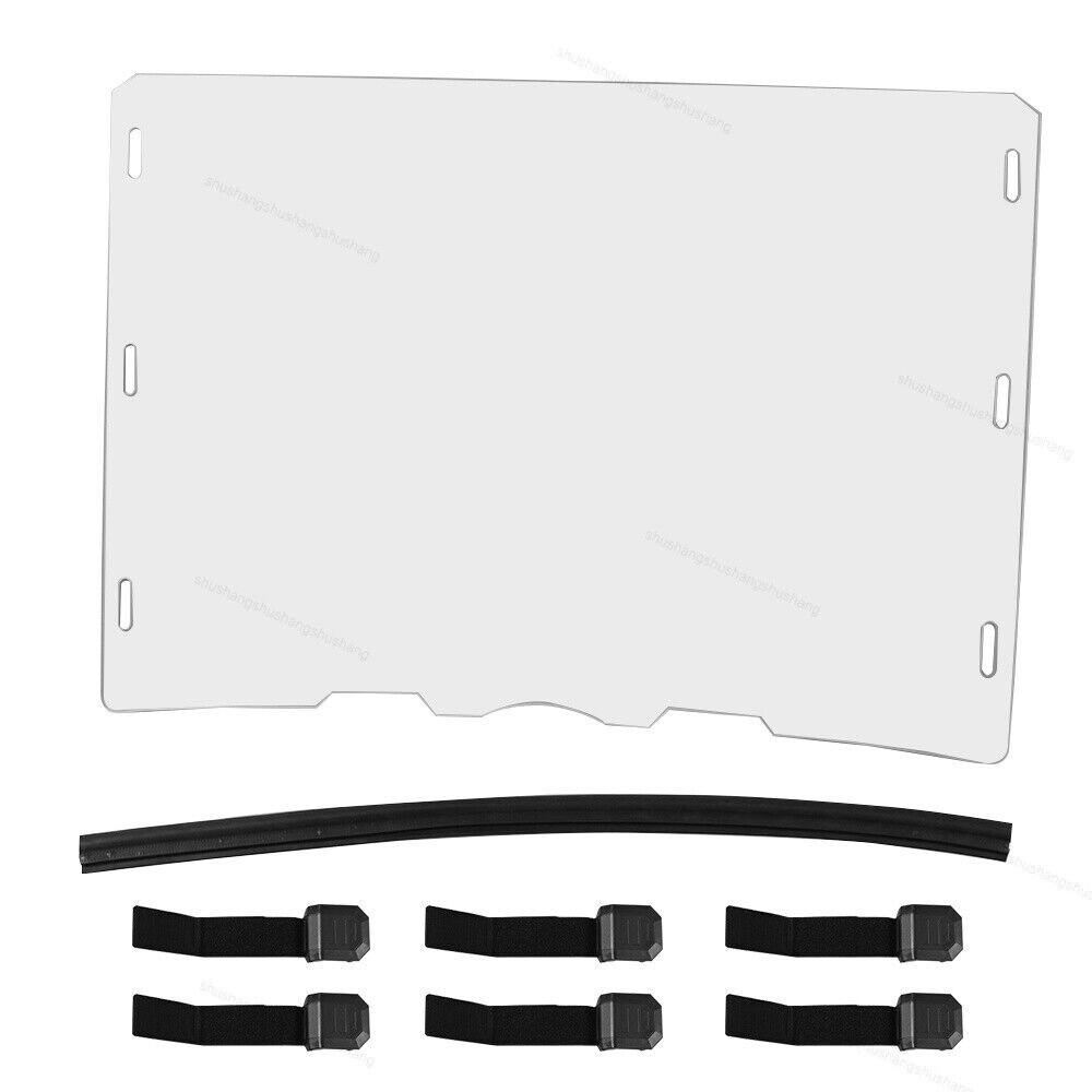 Fit 2010 2011-2014 Polaris Ranger 400 / Ranger EV Clear Front Full Windshield
