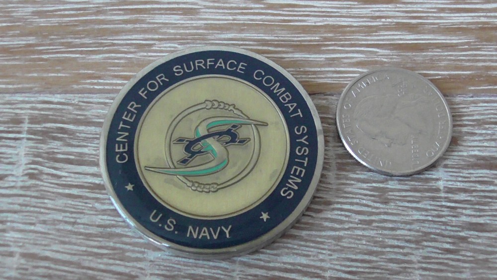 USN Center For Surface Combat Systems Challenge Coin #786Y