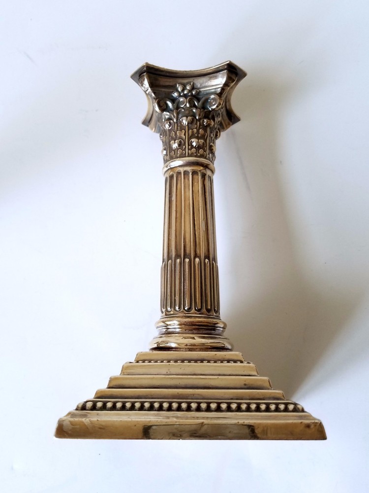 PAIR TIFFANY & COMPANY SILVER 6 1/2" CANDLESTICKS