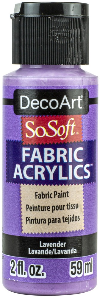 DecoArt SoSoft Fabric Acrylic Paint 2oz-Lavender