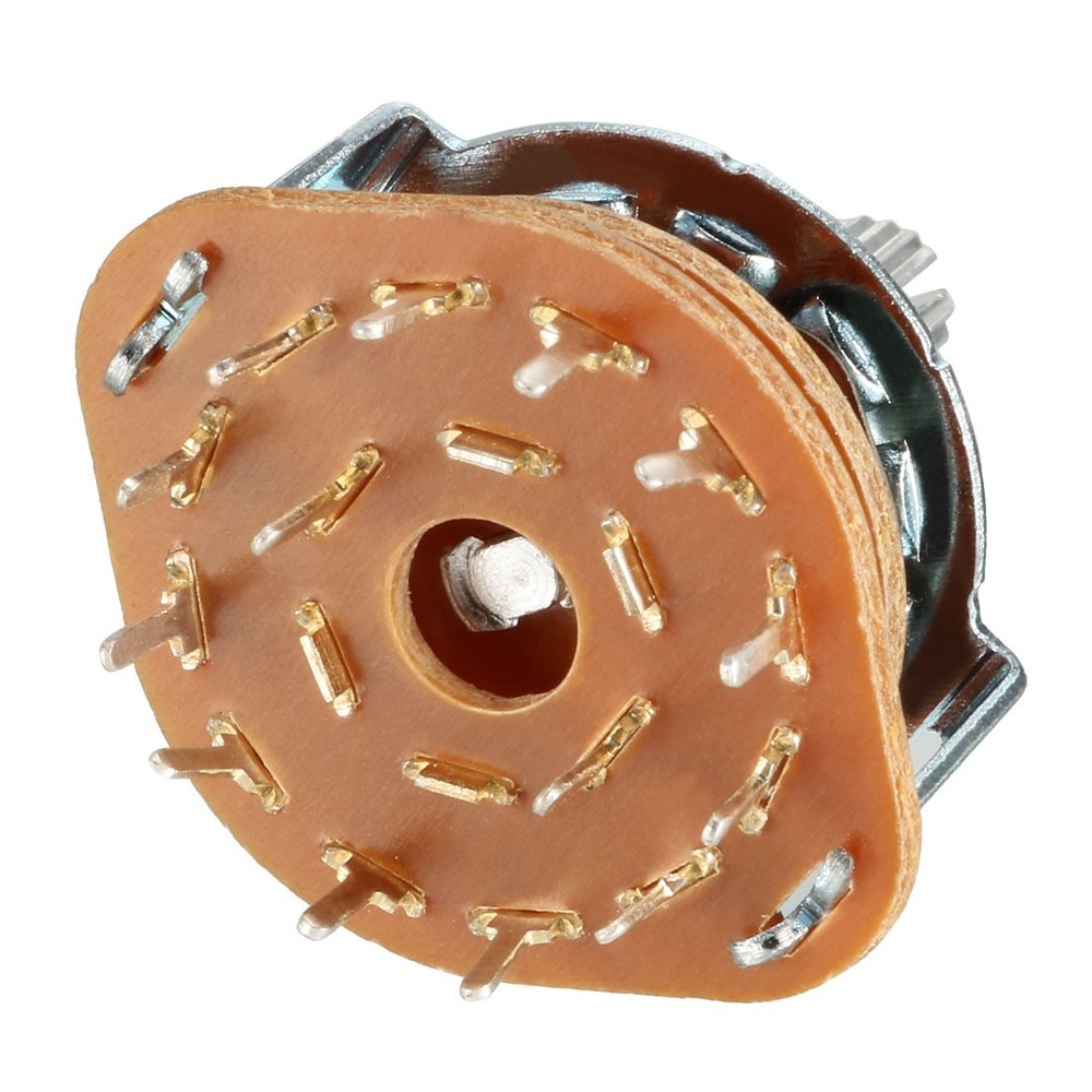 2P6T 2Pole 6Position Single Deck Band Channel Rotary Switch Selector