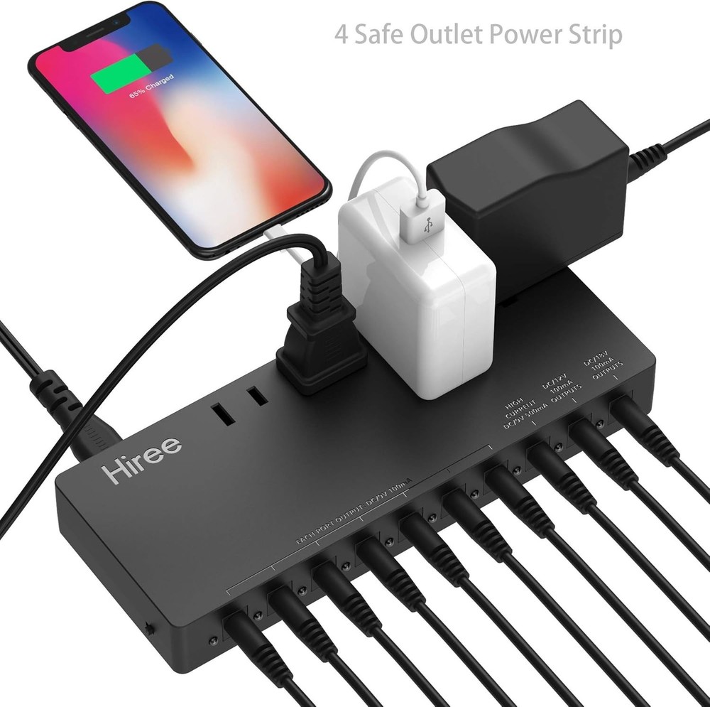 Efficient Guitar Pedal Power Station - 10 Isolated Outputs
