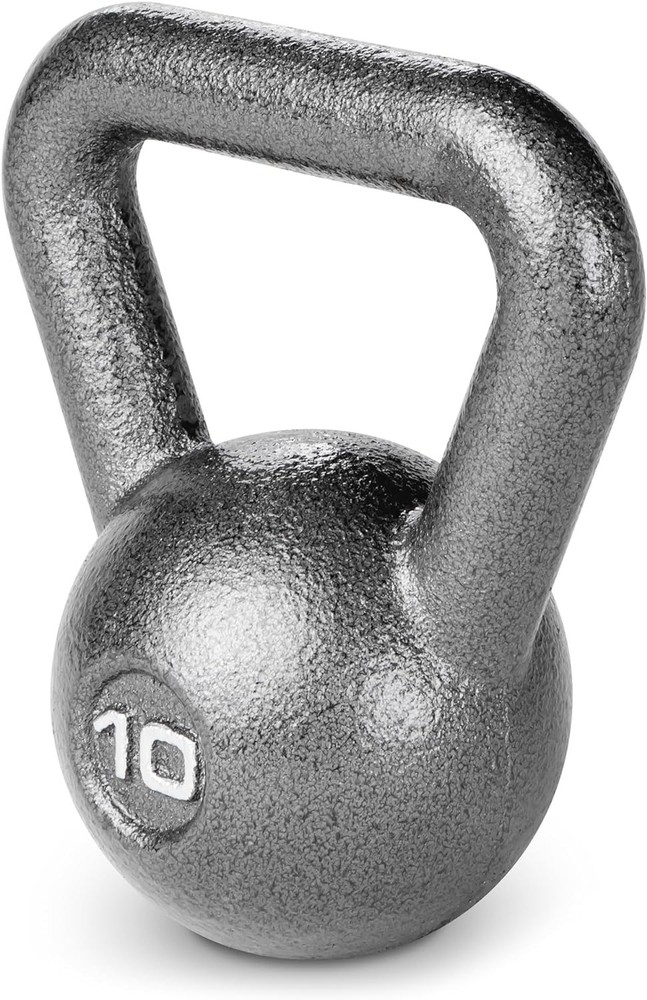 Rust-Resistant Hammertone Kettlebell 10 lbs - Ergonomic Design for Secure Grip