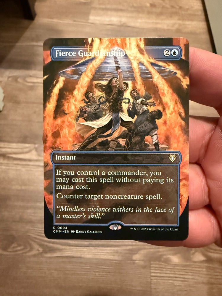 Fierce Guardianship (Borderless) Commander Masters Regular