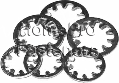 #8 STAINLESS INTERNAL TOOTH STAR LOCK WASHERS  18-8
