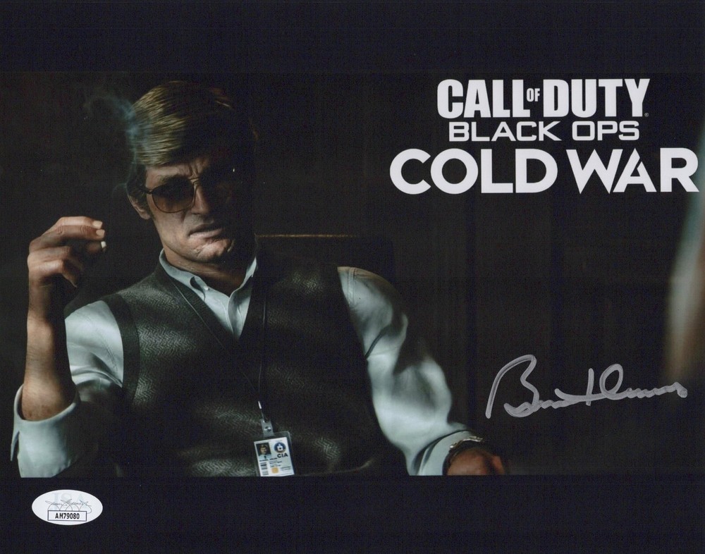 Bruce Thomas Signed 8x10 CoD Black Ops Cold War Adler Autograph Photo JSA COA