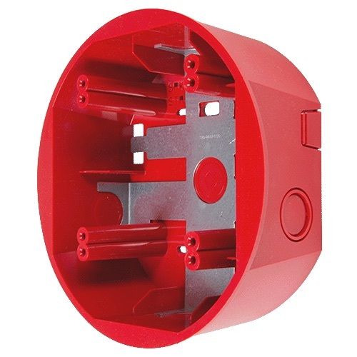 NEW System Sensor SpectrAlert Advance SBBCR Ceiling Mount Surface Back Box Red
