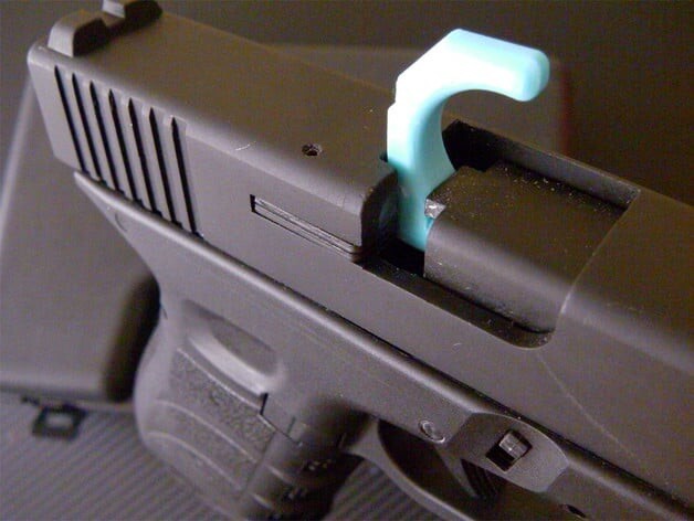 9 mm Chamber Safety Flag for Glock handgun ( press check )
