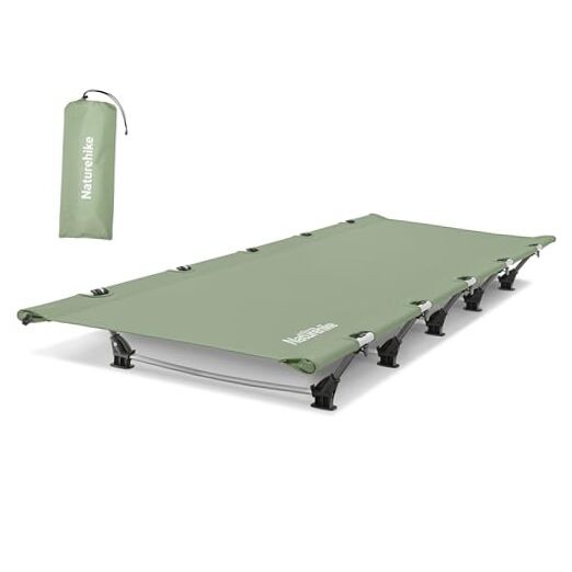 GreenWild Camping Cot, Ultralight Folding Backpacking Cot, 60-Second Easy Set