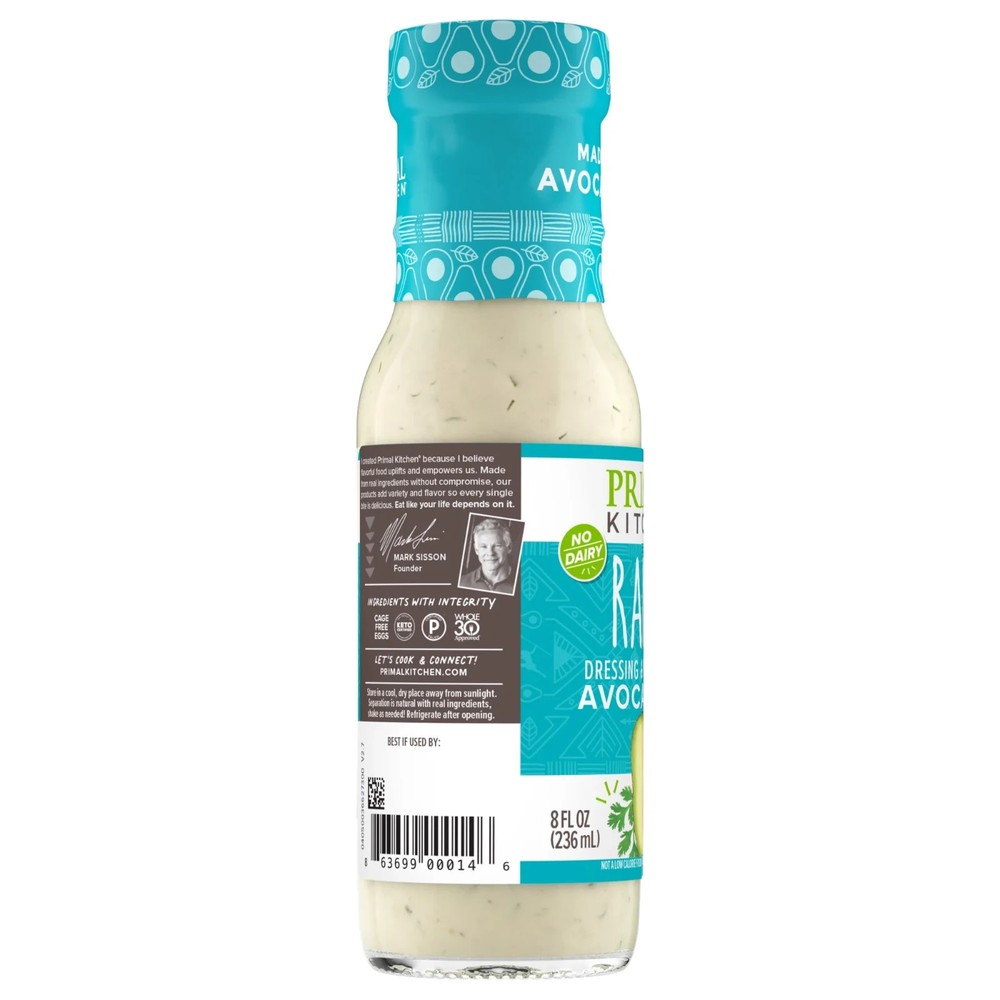 Primal Kitchen Ranch Dressing & Marinade 8 fl
