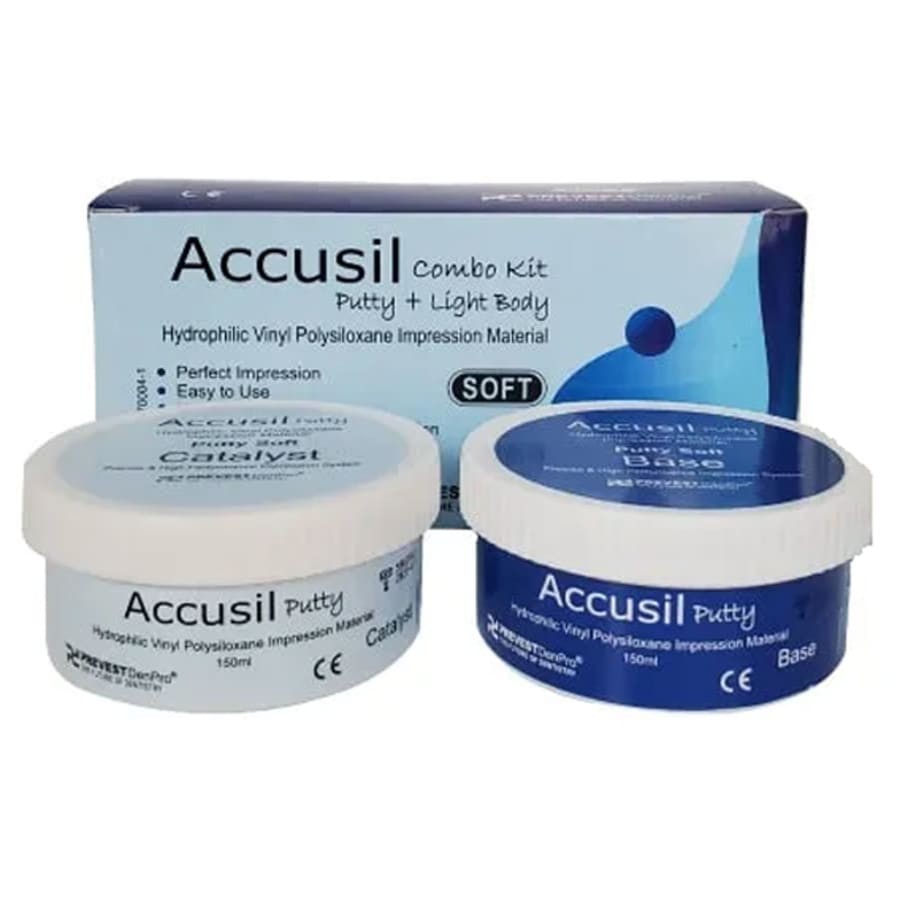 Putty Hydrophilic VPS Impression Material Soft Fast Set Multiple Packs