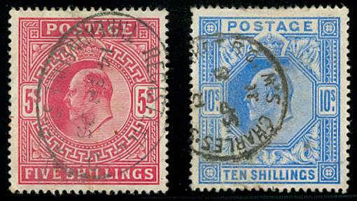 momen: Great Britain Stamps #140-141 Used VF