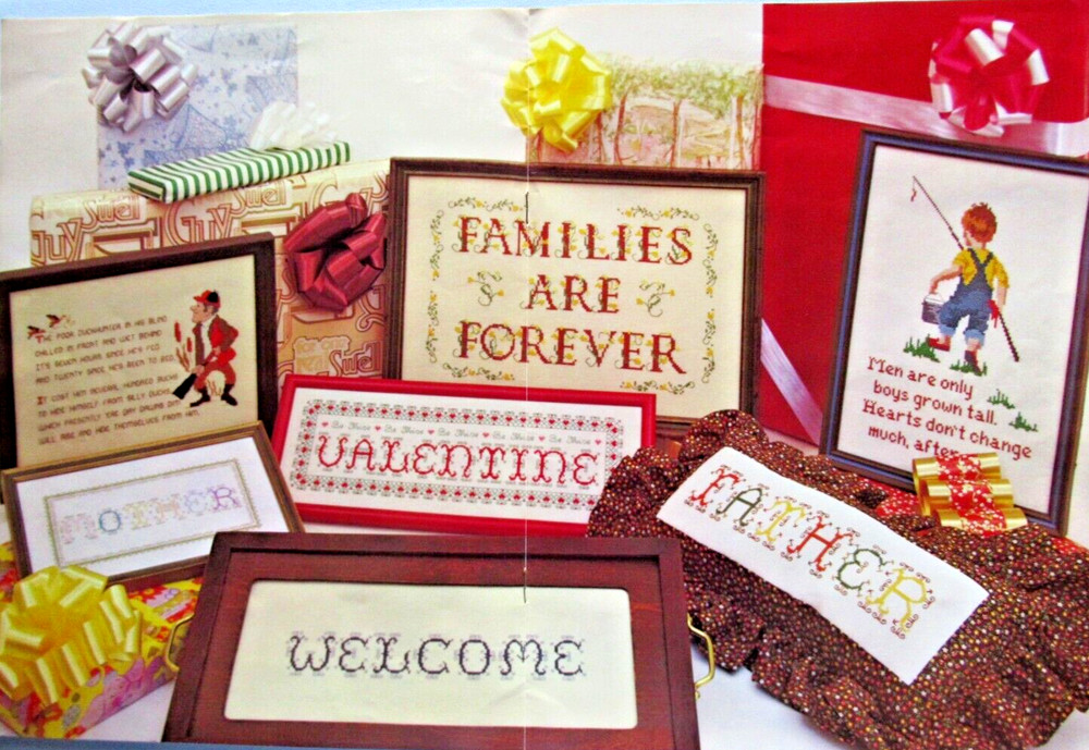 One Nice Thing After Another & Warm Feelings Large Patterns Cross Stitch Books