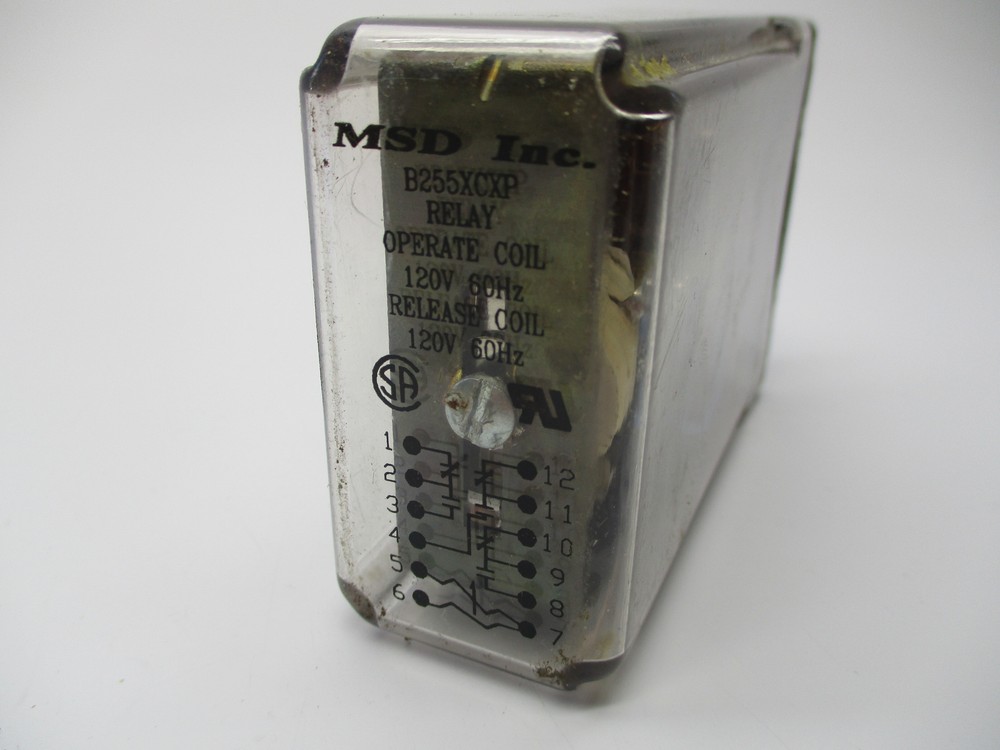 MSD INC B255XCXP RELAY 120V NSNP