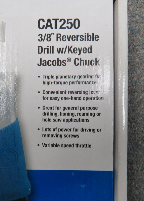 Cornwell Tools CAT250 3/8" Reversible Air Drill w/ Box
