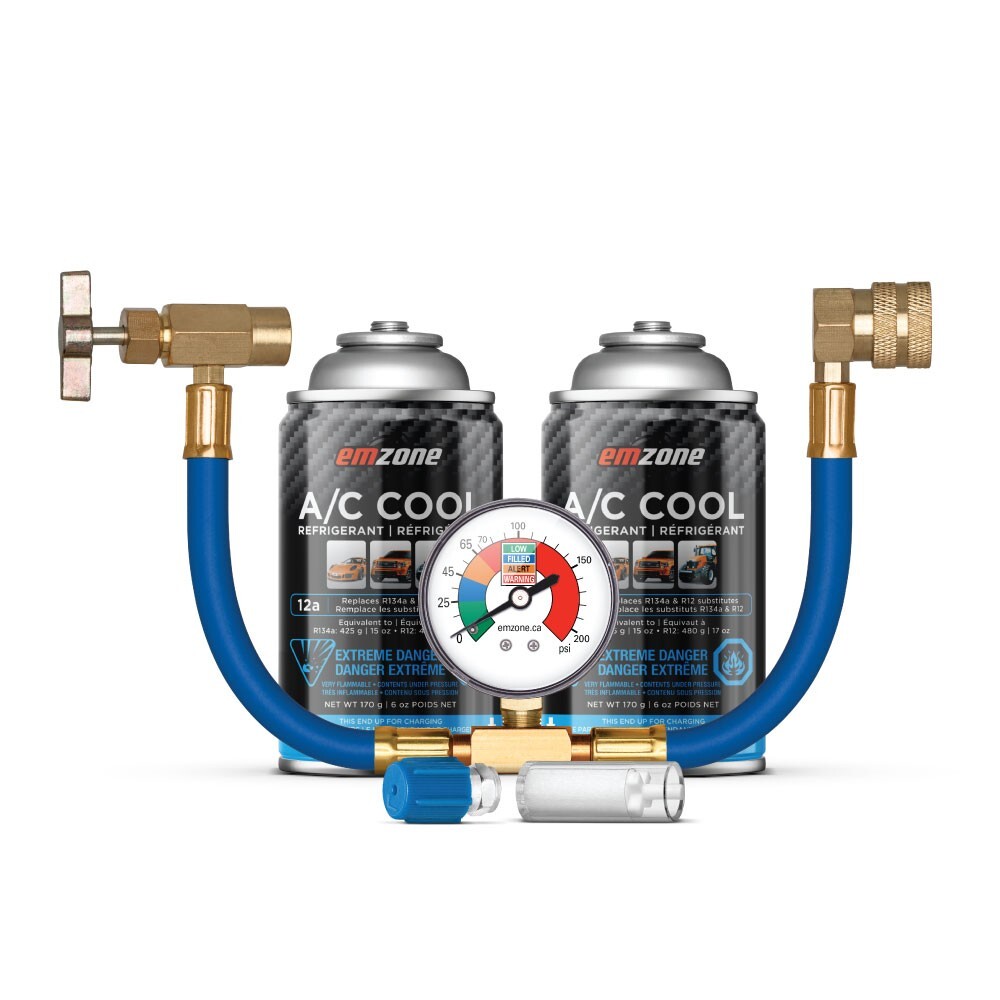 Refrigerant Replacement for R-134 A/C Recharge & Sealant Kit