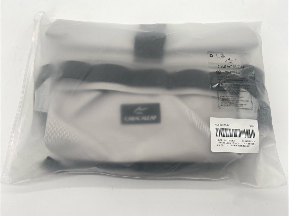 Caracaleap Compact and Versatile 2-in-1 Handlebar Bag