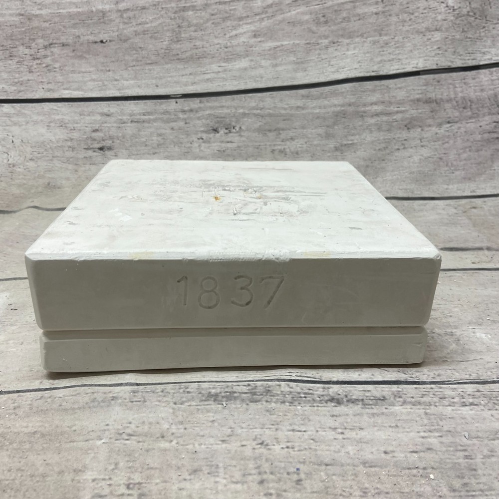 2009 Petro Mold Ceramic Casting Mold 6" Square Plate #1837