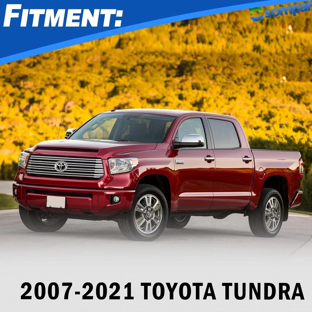 Outer Rear View Mirror Cover Cap Front Driver Passenger Side for Tundra Chrome