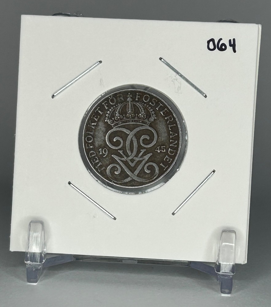 1945 Sweden - 2 Ore  Coin