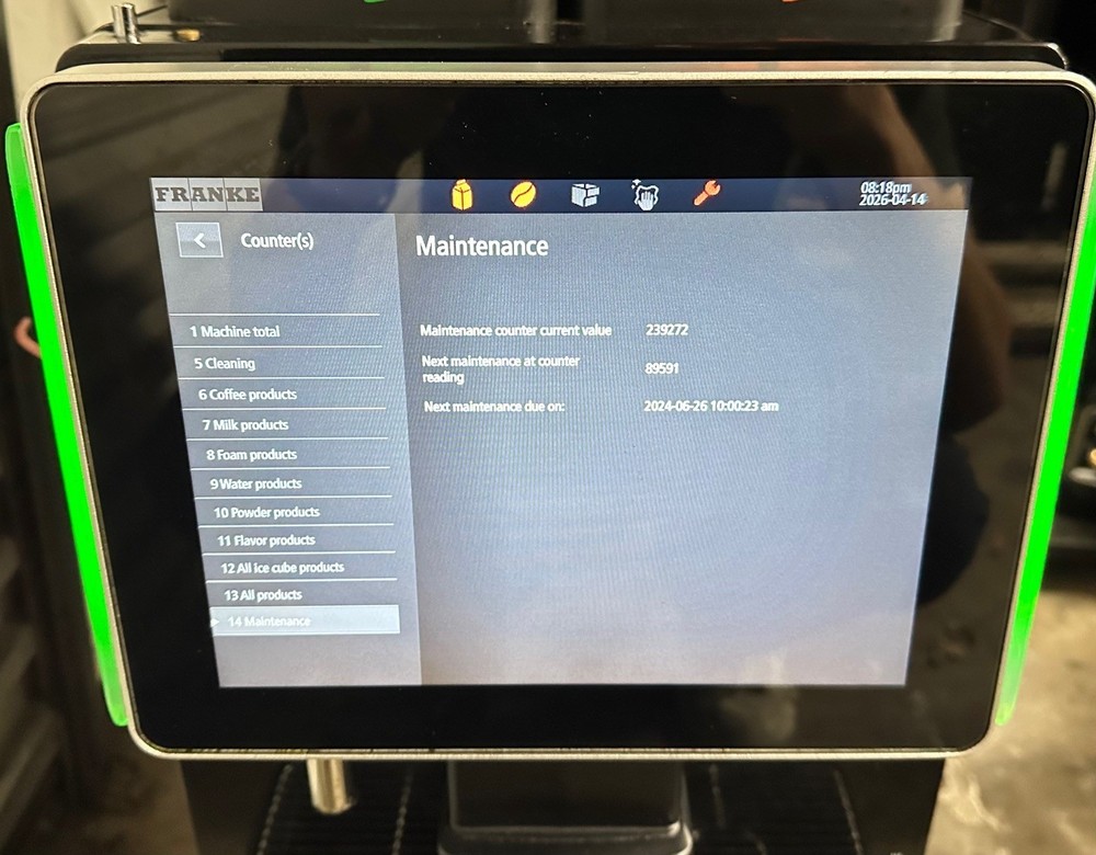 Franke A1000 Super Automatic Espresso Machine w/ Milk Cooling Unit