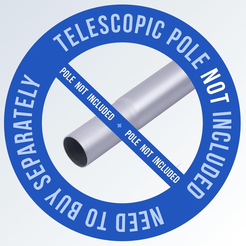 Lime UltraDurable Pool Skimmer Net – Deep Fine Mesh for Efficient Leaf & Debr...