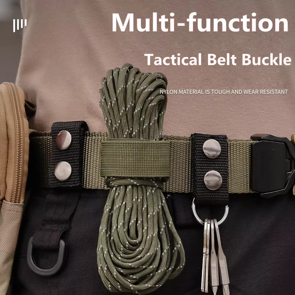 4Pcs Tactical Duty Belt Keeper With Double Snaps Security Tactical Belt Keepers