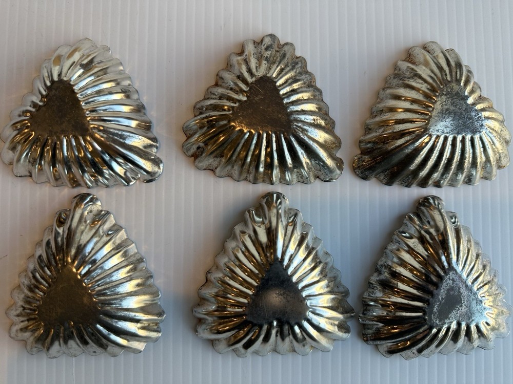 VINTAGE SWEDISH EBBA'S 5 Large 3" Aluminum Forms