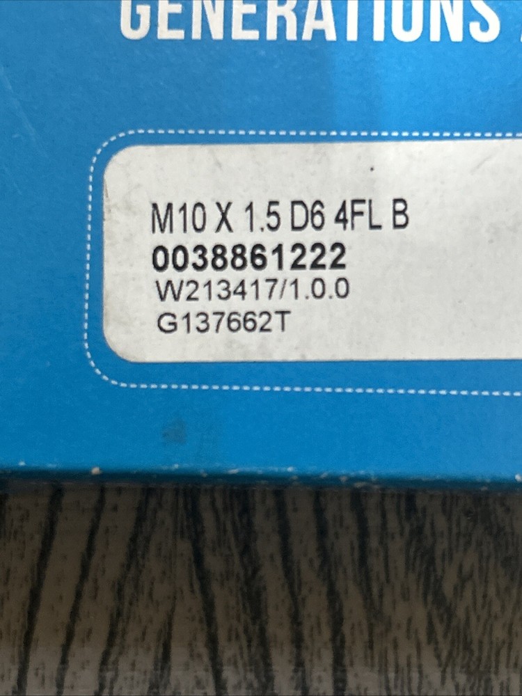 Jarvis M10 X 1.5 D6 4FL B Tap