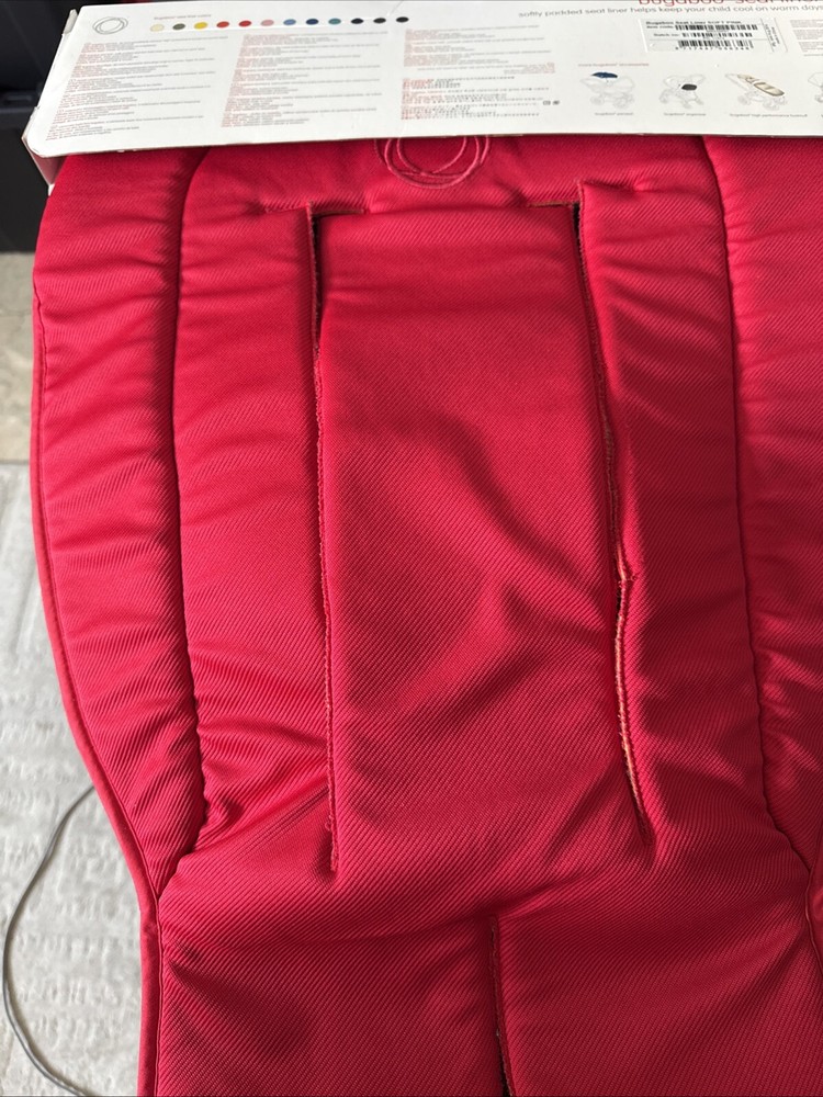 Bugaboo Seat Liner In Red NEW