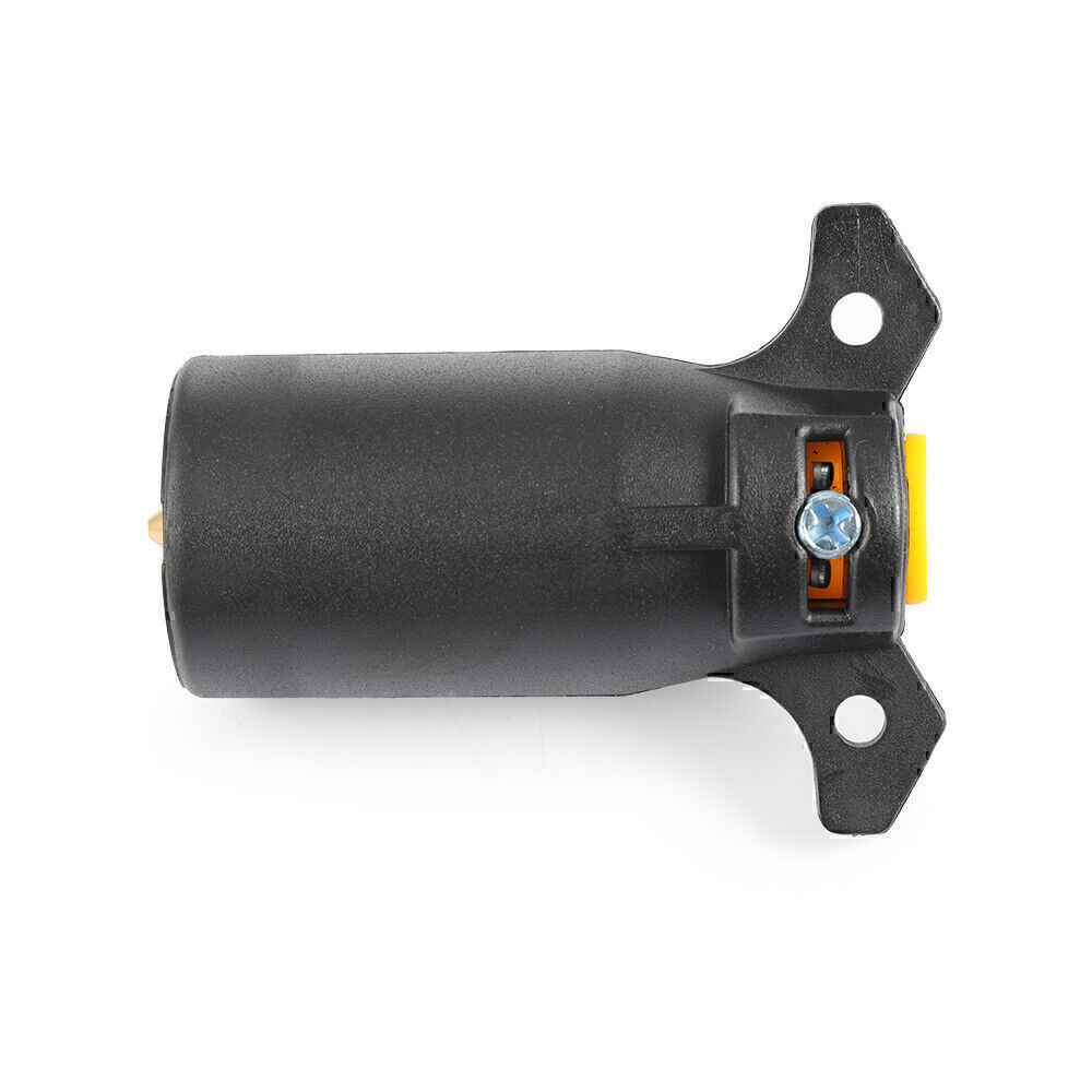 Pair 7 Way Round RV Style Trailer Light Plug Connector Replacement End Blade Euo