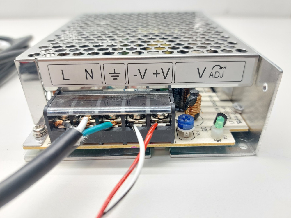 Motorized Precision Rotary Stage with power supply and terminals