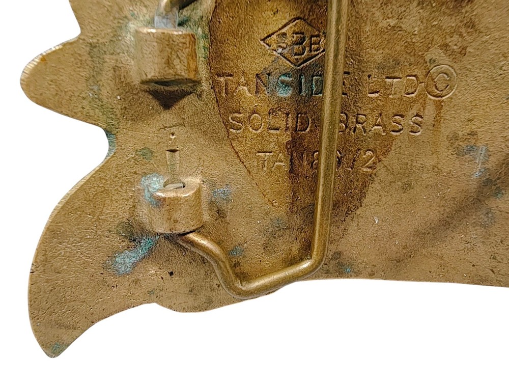 Tanside Ltd Solid Brass Flag Belt Buckle