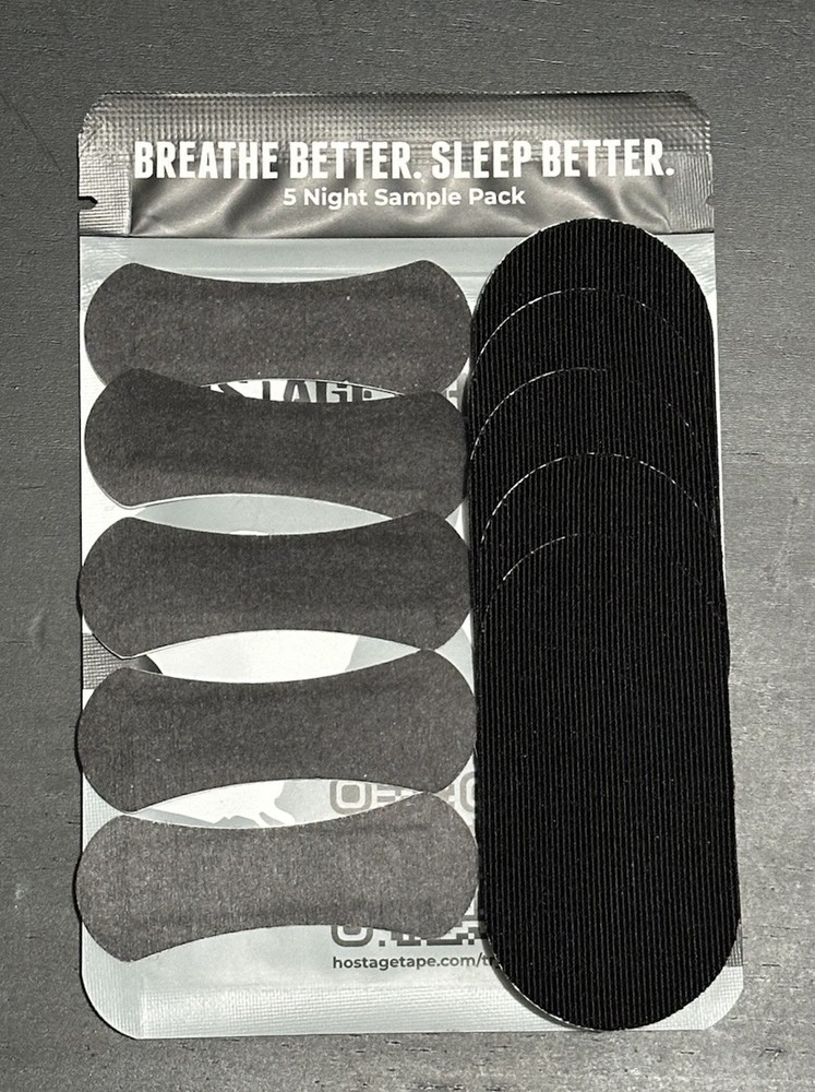 Hostage Tape Strips- Breathe Better. Sleep Better. 10 packs 100 Strips