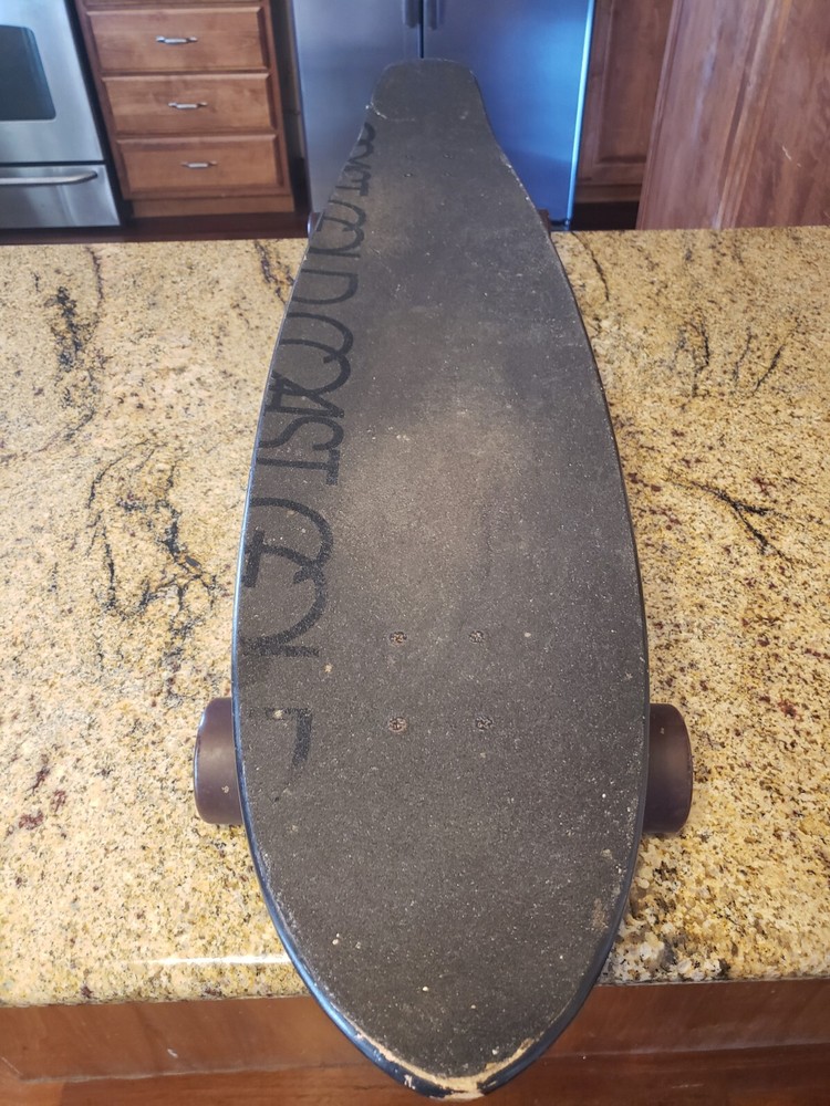 GoldCoast Skateboard PINTAIL Longboard with Kicktail 44” Length 9" Width
