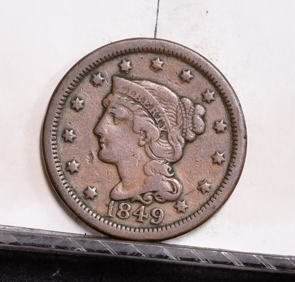 1849 Large Cent - Fine (#57818-L)