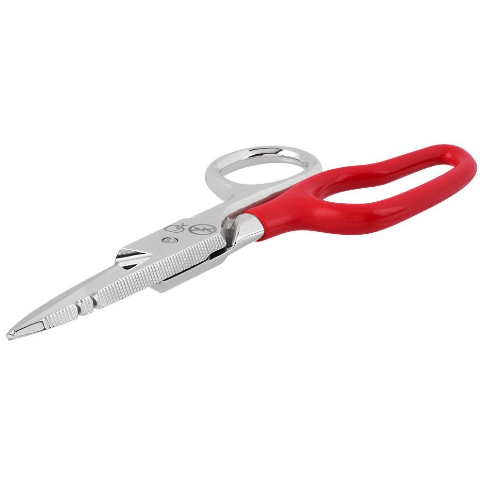 Milwaukee Electrician Scissors With Extended Handle
