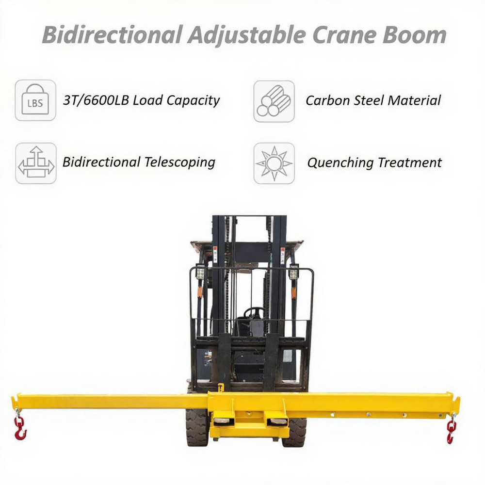 3T Transverse&Longitudinal Bidirectional Adjustable Mobile Crane Lifting Hoist