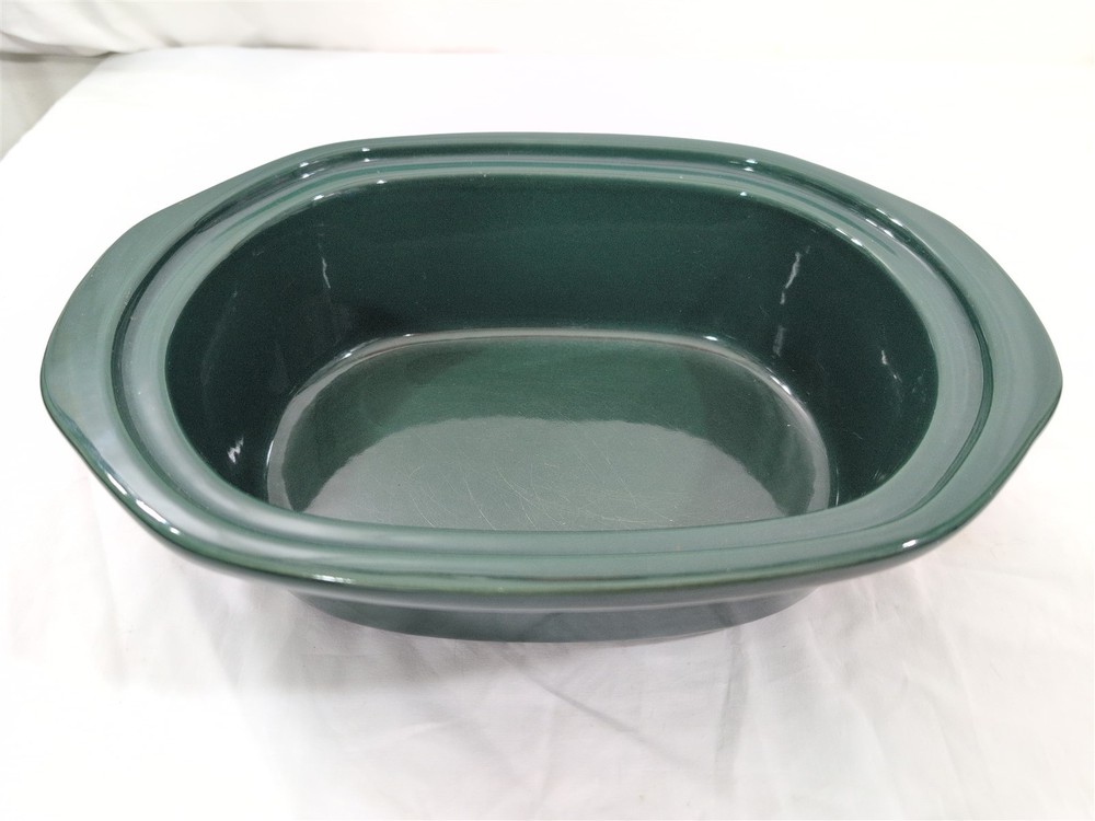 Rival 3745 4.5 Qt only!!Read description!CROCK Stoneware Insert Crockpot Oval
