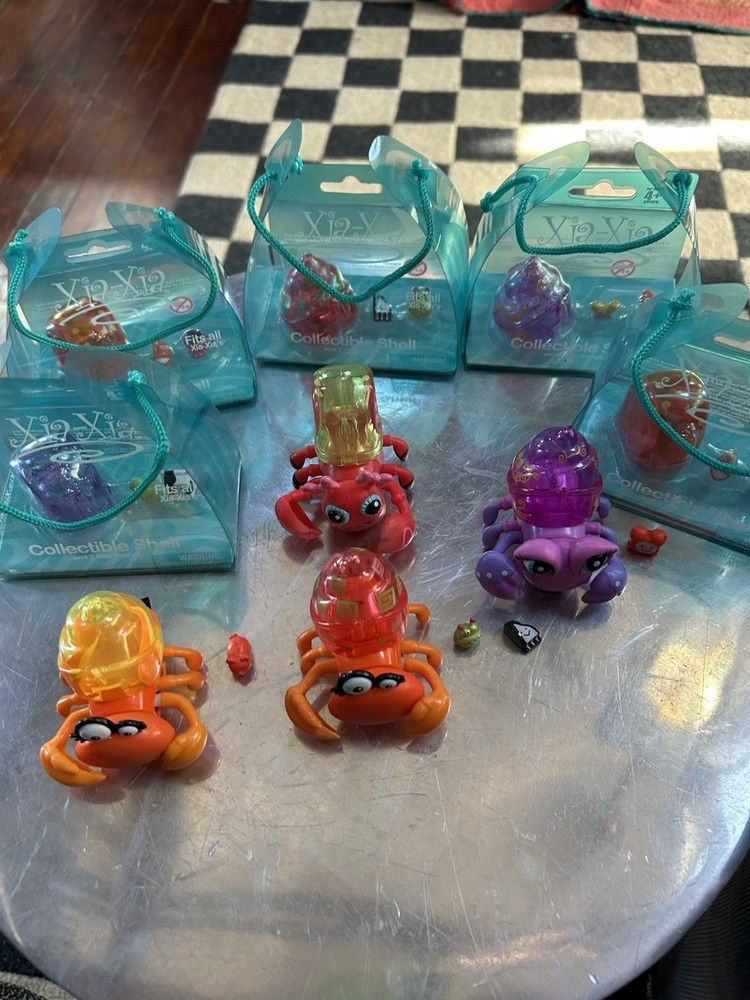 Xia-Xia Pets Lot Crab Snail Accessories Shells